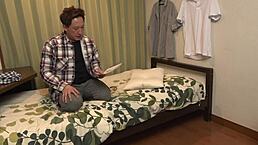 young japanese babe gets creampie orgasm from amateur doggystyle sex