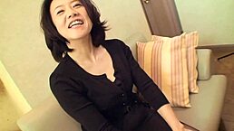 asian mom junko sakashita got excited by a guy and showed her big tits on the street