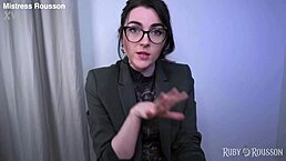 topless cum swallowing session with edging therapy focused on big tits and bouncing boobs