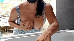 excited and wanting a cock i destroyed my pussy with big tits shaking pov