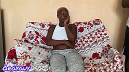 check out my juicy shaved pussy, says the black milf in homemade amateur video with pdd lubricant fun