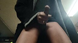 Playing with Monster Black Cock Solo