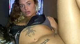 Horny goth teen solo fucks until she cums?