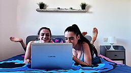 I feel so aroused as Briseida Myers and Malafalda lick their sweet pussies together