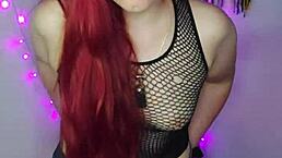 This argentinian redhead gives financial domination instructions to her useless cuckold. She teases with lipstick and humiliation in a solo pov session.