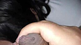 mi madrastra me levanta con una mamada y eyaculo en su boca con facial cumshot