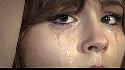 Bound babe endured rough deepthroat and fucking in bondage. Submission ruled the intense BDSM threesome.