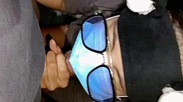 beautiful college pinay gives her neighbor a smooth blowjob with cum on lips... oh wait, lips? yeah cum there