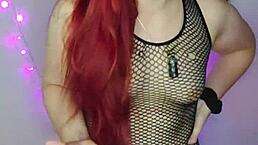 This argentinian redhead gives financial domination instructions to her useless cuckold. She teases with lipstick and humiliation in a solo pov session.