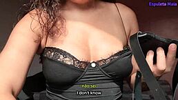 morena cavalona using the best brazilian brand cintaralho in bdsm luxury pov with lingerie flashing and dirty talk