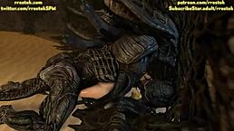 外星怪物HMV合集1巨乳口交狂干