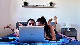 I feel so aroused as Briseida Myers and Malafalda lick their sweet pussies together