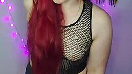 This argentinian redhead gives financial domination instructions to her useless cuckold. She teases with lipstick and humiliation in a solo pov session.