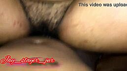 Skinny Ebony Granny Teases With Cowgirl Riding Leading To Squirt And Creampie Action