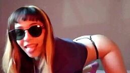 Bonneyuwu stuffs marbles into tight wet pussy with cute blonde amateur vibe!