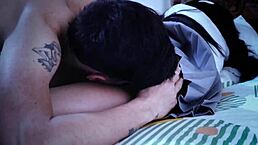 Uniforme Faldita Calzones A La Vista Mi Prima Me La Puso Fácil