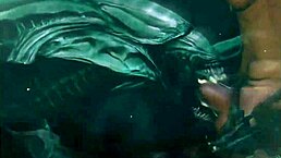 外星怪物HMV合集1巨乳口交狂干