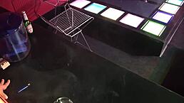 Hot BLONDE MILF MOM TAKES ANAL FUCKING in STOCKINGS with CREAMPIE