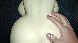 Sally bent over doggystyle, I fuck her richly with creampie in vagina