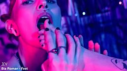 Tiny Redhead And Brunette Engage In Foot Worship, Tickling, And Domination Play