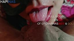 chapina argentinian prostitute got clothes ripped in hotel room. she kept jumping after creampie inside her big ass.