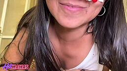 milf nana takes double vaginal penetration with bukkake cum in homemade orgy