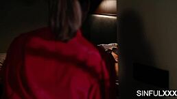 hey maid lady lyne discovers michael fly tied to the bed by sinfulxxx... need a hand? 😏