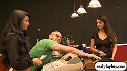 Lovely Women Flashed Natural Tits And Boobs In Public For Cash Payment