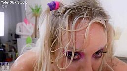 Piss Drinking MILF Gigi Patsy Gets Facefucked Hard with Sloppy Rimjob and Spitting! She Swallows Cum in Mouth During Humiliating Domination Quickie