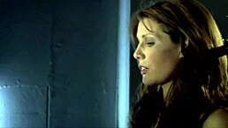 beautiful blonde teens in shaved pussy threesome with licking and cum on tits