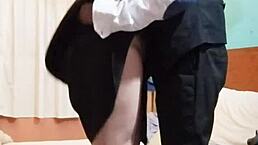 me follé a la más puta de la fiesta y la puse a mamarme la verga 🔥🍆