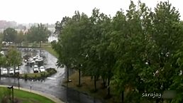 j cannon blasts cum on sara jay's massive boobs during interracial banging fun 😈🍆💦