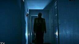 interrogation trailer of cute natural dreadgirl bound in military prison! slapping and cigarette torment included!