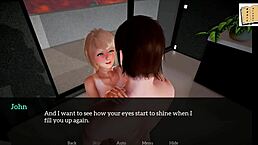 My New Family 62 With Amateur Blonde Redhead Big Tits Riding Cowgirl On Monster Cock In Erotic Homemade Game