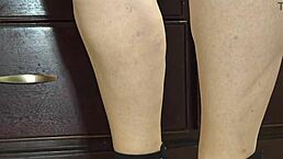 Big ass cheating wife brings home lots of cum in panties from creampie accident!