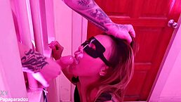 Asian Thai wife shares her yoga session with instructor while husband watches in narrative