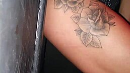 Brunette latina milf with athletic body and big clit gets cute in swing festa putaria at glory hole with anal assfucking.