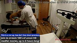 This exams just a formality right? Yasmine woods takes it in her curly latina ass!