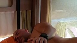 What happens with this real couple having sex on the road in a motorhouse