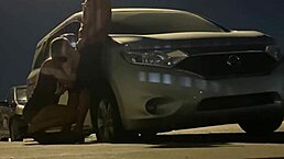 Pregnant woman gets anal action caught in public with moaning and dirty talk