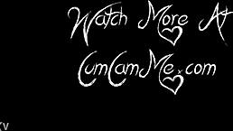 Cumcamme hot big ass rides a water bottle in the ass