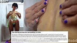 Oiling up hairy pussy putimoda 2 2 why dont i shave with wet panties and feet in shower 😏