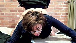 She Cant Talk and Fuck in Doggystyle at the Same Time?