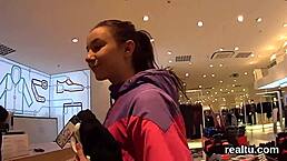 Come on, exceptional Czech chick, get tempted in the shopping centre and shagged hard in POV style.