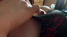 Sexy bbw with big tits and ass pumps her pussy 😍