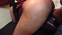 that big booty malay girl feels every intense moment as stepuncle pounds her doggystyle with creampie passion