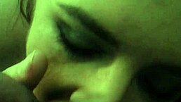 Hey, watch white girl sucking Indian cock and swallowing cum in mouth