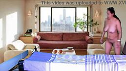 Hey, preview this sex with cleaning lady Agarabas and Olpr featuring big ass licking and anal fucking!