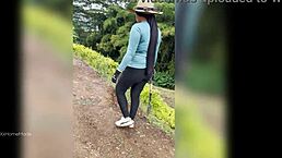 Paid young 18 colombian farm woman for facial cumshot after deepthroat blowjob and pov fuck