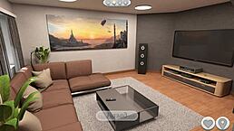 Teen blonde slut licks and fucks with big tits and wet pussy in missionary